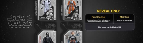 HASBRO – Quatre réédition dans la Star Wars The Black Series Archives