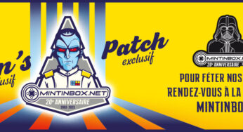 Mintinbox 20eme anniversaire – THRAWN Pins et Patch disponible sur la boutique