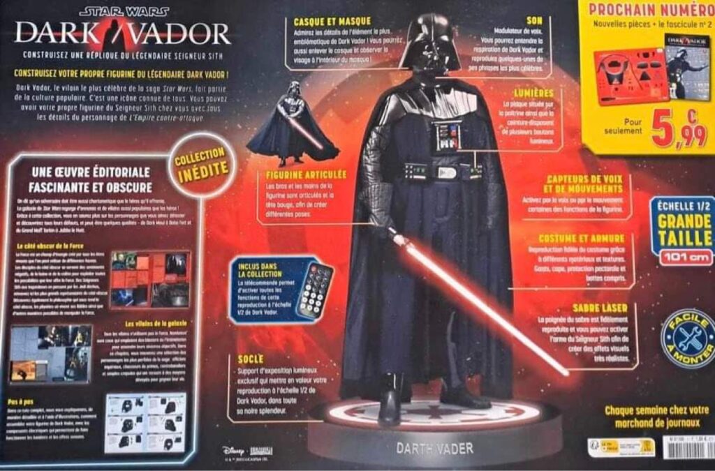 Altaya construisez dark vador
