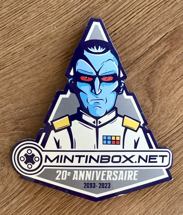 PACK Patch & Pins Thrawn MINTINBOX 20eme Anniversaire + Sticker Offert – Image 5