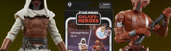 HASBRO – Star Wars The Vintage Collection HK-47 & Jedi Knight Revan