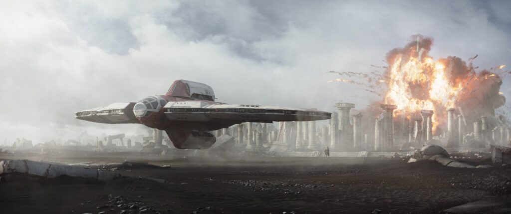 Ahsoka Jedi Shuttle T-6