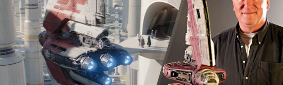 AHSOKA – Découvrez en vidéo la création de la navette Jedi T-6 par ILM