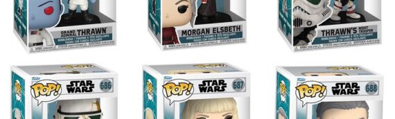FUNKO POP – La gamme de figurine tirée de la série Ahsoka s’agrandit