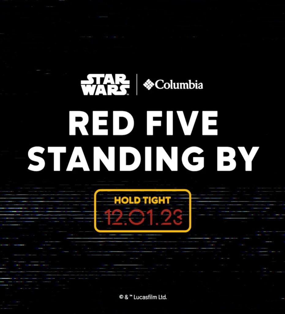 Columbia Star Wars Red Five Standing By