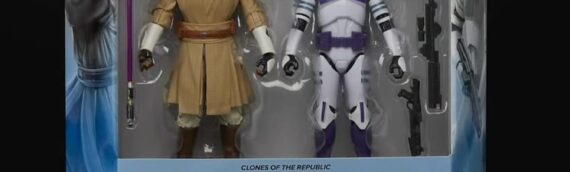 HASBRO – Mace Windu & 187eme Legion Trooper The Black Series