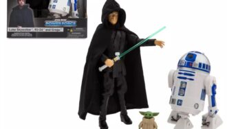 Shopdisney : Luke Skywalker, R2-D2 and Grogu Talking Action Figure Set