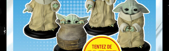 CONCOURS – Calendrier de l’avent : Jour 23 : Quatre statuettes de Grogu offertes par ATTAKUS