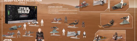 Jazwares : Micro Galaxy Squadron Series 3 Scout Class Box Set.