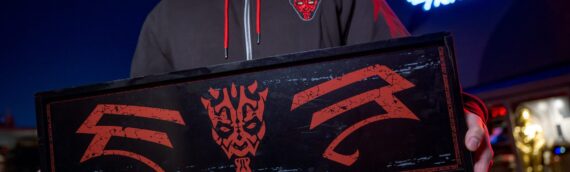 DISNEY STORE – The Sith Apprentice: Darth Maul Legacy Lightsaber Hilt Box Set en images