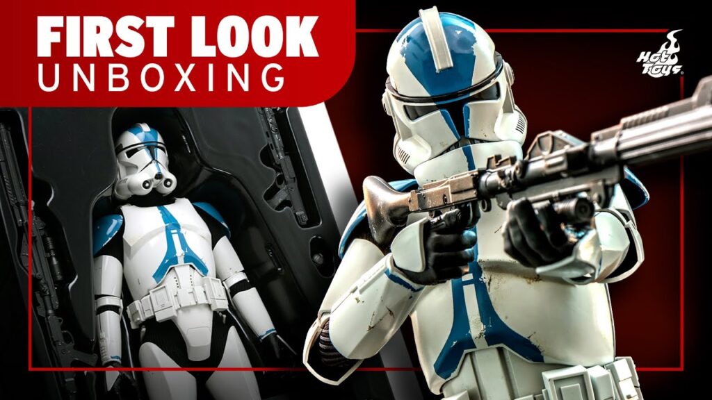 Hot Toys 501st Legion Clone Trooper Figure Unboxing