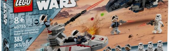 LEGO Star Wars – 40755 Imperial Dropship vs. Rebel Scout Speeder.