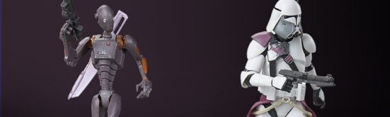 Hasbro – Pulse Con 2024 : Les figurines Black series du Clone Commander Bacara et du Commando Droid