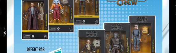 CONCOURS – Calendrier de l’avent : Jour 2 :  Les 6 figurines Hasbro Black Series de SKeleton Crew offert par Hasbro