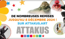 De nombreuses remises jusqu'au 8 décembre 2024 sur ATTAKUS.ART