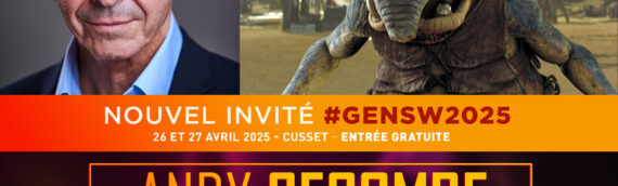 Générations SW et SF : Andy Secombe présent pour l’édition 2025