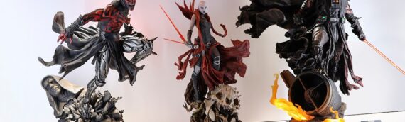 Sideshow Collectibles – Asajj Ventress & Darth Maul Mythos Premium Format dévoilé a Celebration