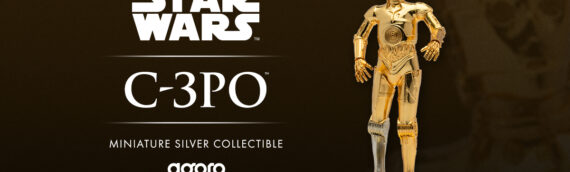 AGORO : C-3PO Silver Miniature Silver Collectibles