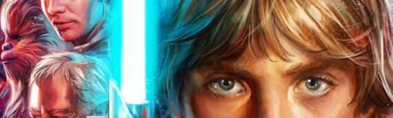 Sideshow Collectibles : Un nouvel artwork en vente, The Skywalker Saga IV V VI Movie Poster par Ian MacDonald