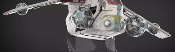Hasbro HasLab : le Gunship LAAT/i débarque dans la gamme Star Wars The Vintage Collection