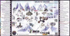 Carte de la Galactic Cantina Map of the Galactic Cantina