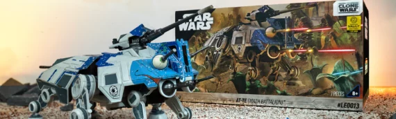Jazwares – The Clone Wars : L’AT-TE du 104ème bataillon bientôt en précommande