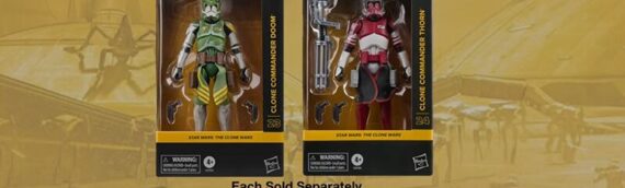 HASBRO – Star Wars The Black Series Commander Thorn et Commander Doom