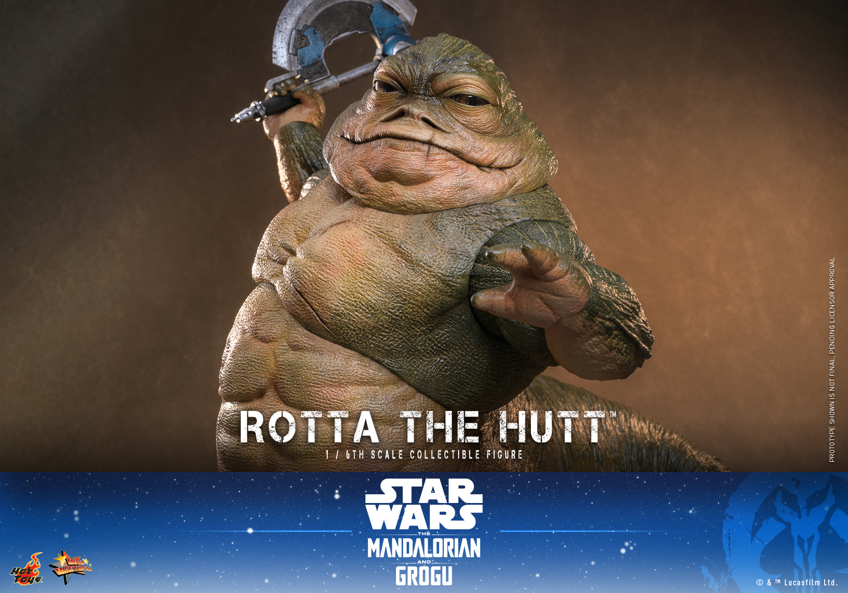 HOT TOYS Rotta The Hutt Sixth Scale Figure Mintinbox HOT TOYS Rotta The Hutt Sixth Scale Figure Mintinbox