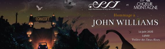 Concert Hommage à John Williams par le Cercle Philharmonique de Saint-Jean-sur-Richelieu.