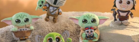 HOT TOYS – The Mandalorian and Grogu Cosbi Plush Keychain Collection