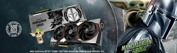 MSI : La nouvelle carte graphique GeForce RTX 5080 aux couleurs de The Mandalorian & Grogu disponible le 22 mai