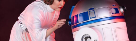 PCS dévoile une statue de la Princesse Leia et R2-D2 à l’échelle 1/3