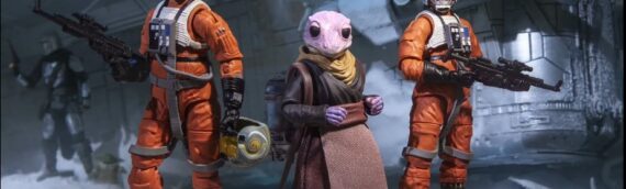 Hasbro – TVC : Un set de 3 figurines, avec deux pilotes Xwing et Frog Lady