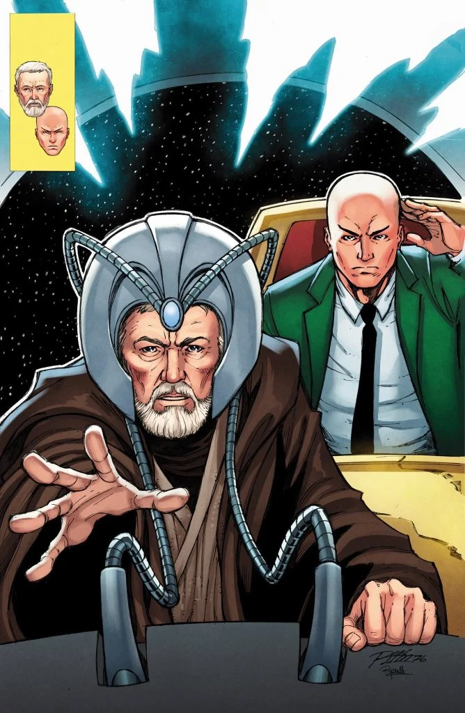Variant 4: le professeur Xavier et Obi-Wan